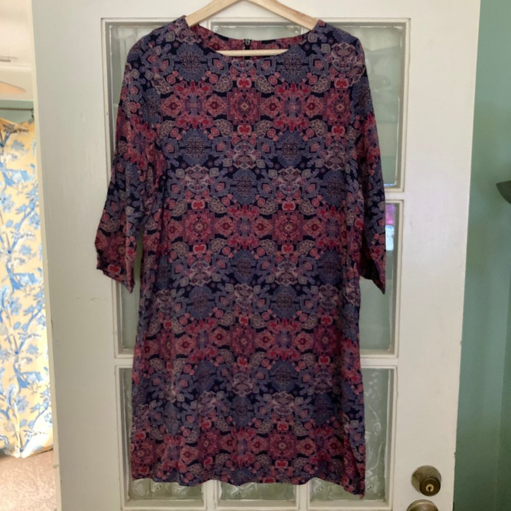 Print tunic dress